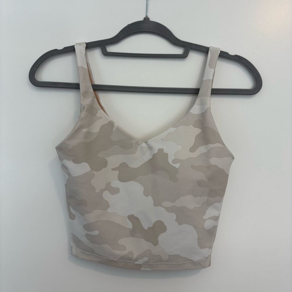 Old Navy PowerSoft Camouflage Crop Top